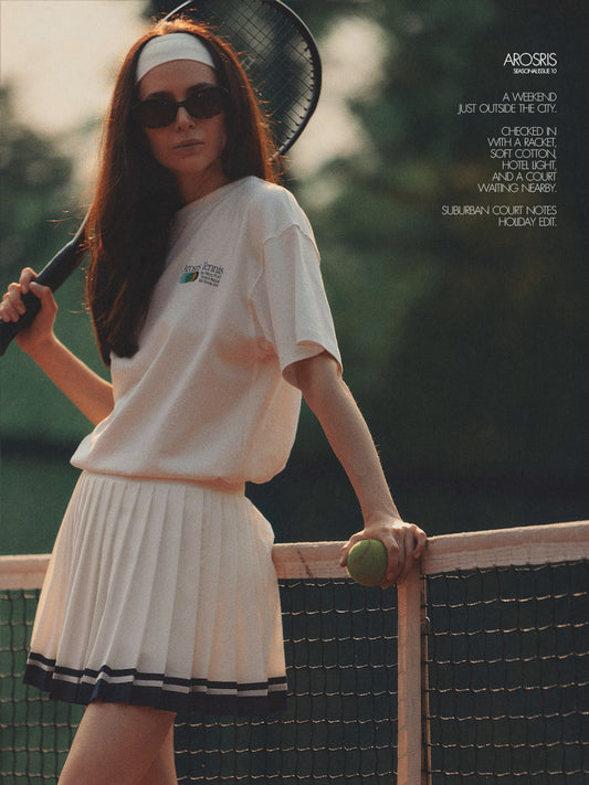 The Suburban Court Archives Colorblock Pleated Tennis Skirt
