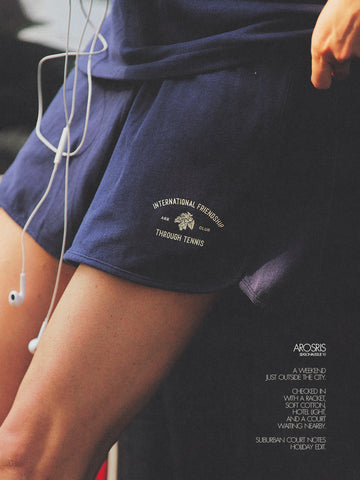 The Suburban Court Archives 'International Friendship' Tennis Shorts