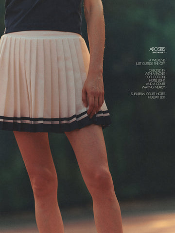 The Suburban Court Archives Colorblock Pleated Tennis Skirt