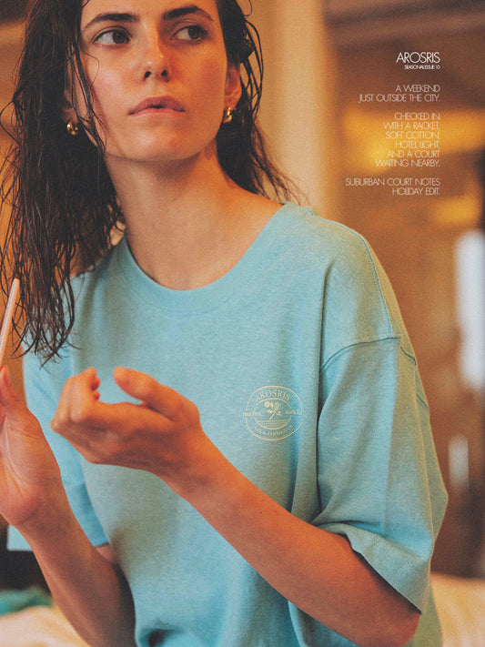 The Suburban Court Archives 'Tennis First' Hemp Tennis Tee