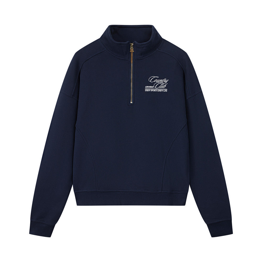 Country Club Half-Zip Sweatshirt — Heritage Athletic Layer | AROSRIS