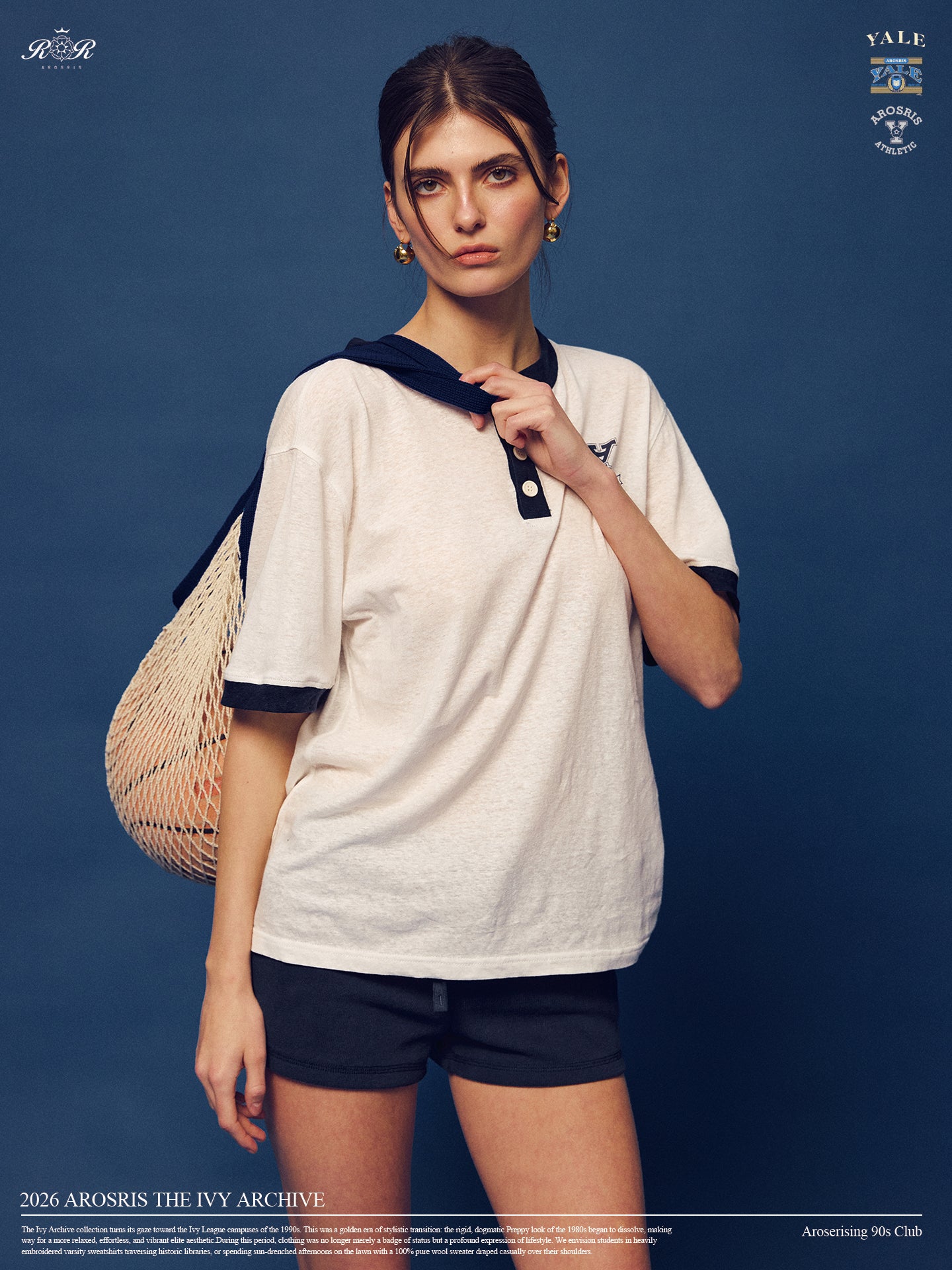 Embrace the 90s collegiate training aesthetic with the Ivy Archive Contrast Henley Tee. Featuring a classic 3-button placket, sporty ringer trims, and a comfortable relaxed fit for an effortless vintage look.