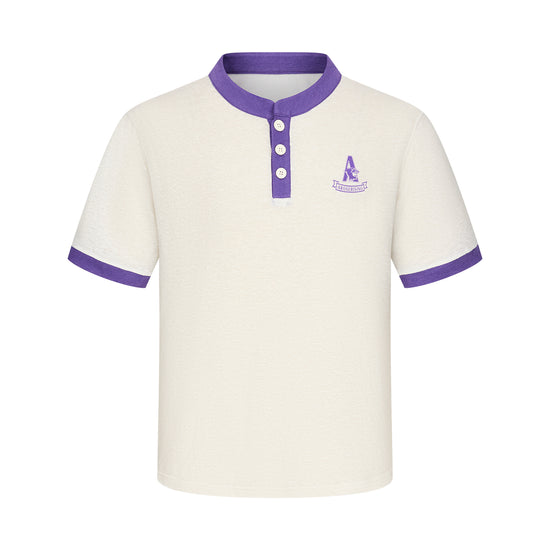 Embrace the 90s collegiate training aesthetic with the Ivy Archive Contrast Henley Tee. Featuring a classic 3-button placket, sporty ringer trims, and a comfortable relaxed fit for an effortless vintage look.