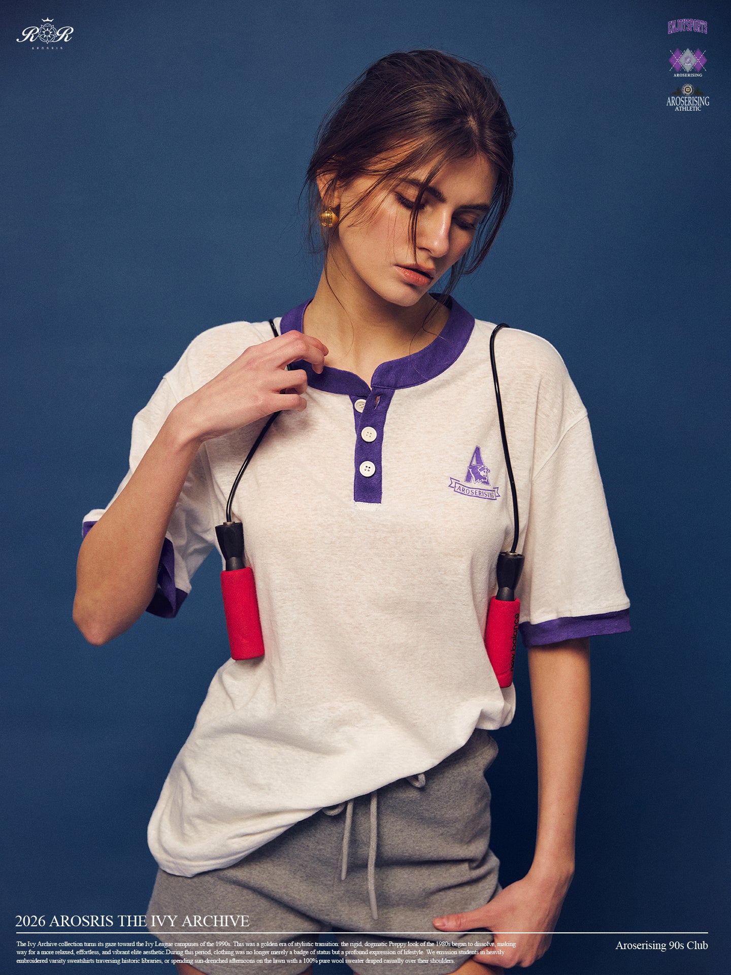 Embrace the 90s collegiate training aesthetic with the Ivy Archive Contrast Henley Tee. Featuring a classic 3-button placket, sporty ringer trims, and a comfortable relaxed fit for an effortless vintage look.