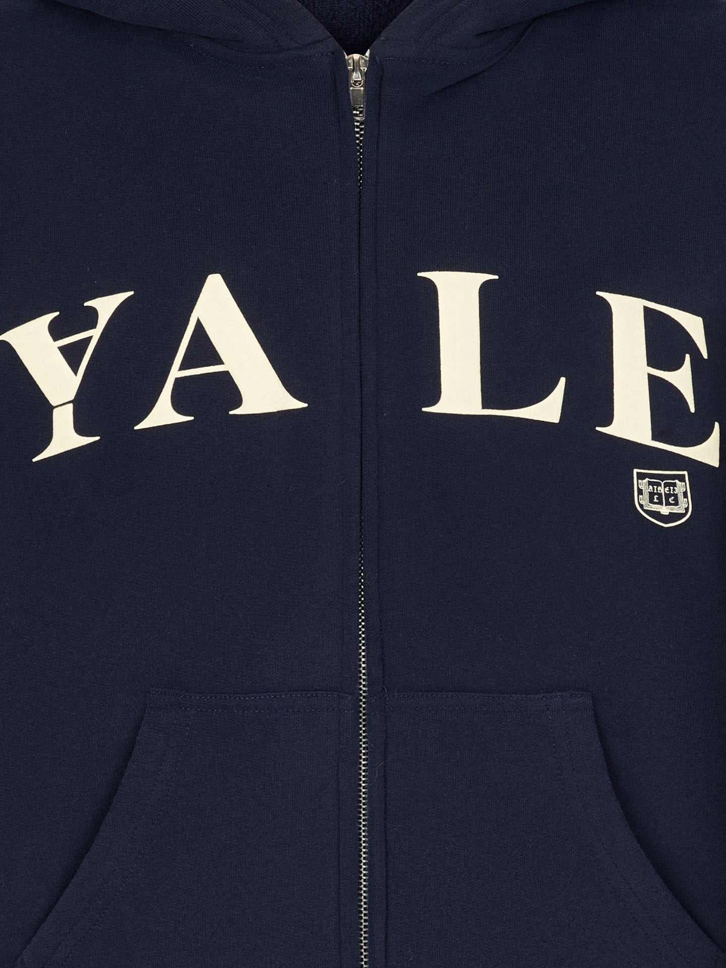 Part of The Ivy Archive. Layer up in true 90s preppy style with our Yale Navy zip-up hoodie, featuring classic collegiate embroidery and a comfortable relaxed fit.